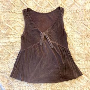 Dark purple tank top